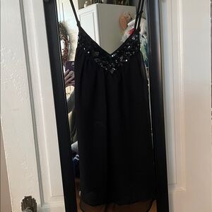 H&M Black Sequin Dress
